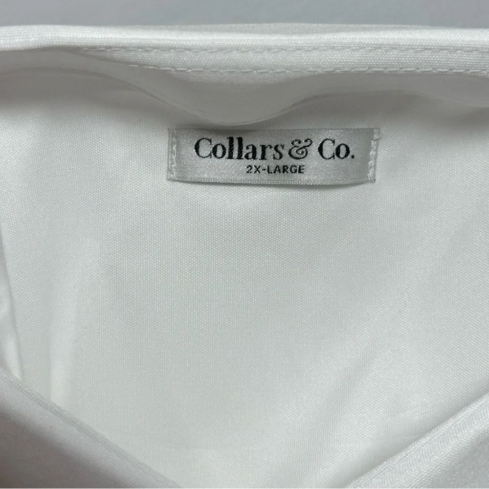 Collars & Co White Original Dress Collar Polo NWOT - Picture 4 of 5